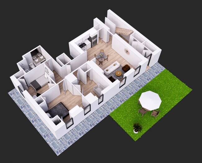Floor plan angle - 10 S Miller St