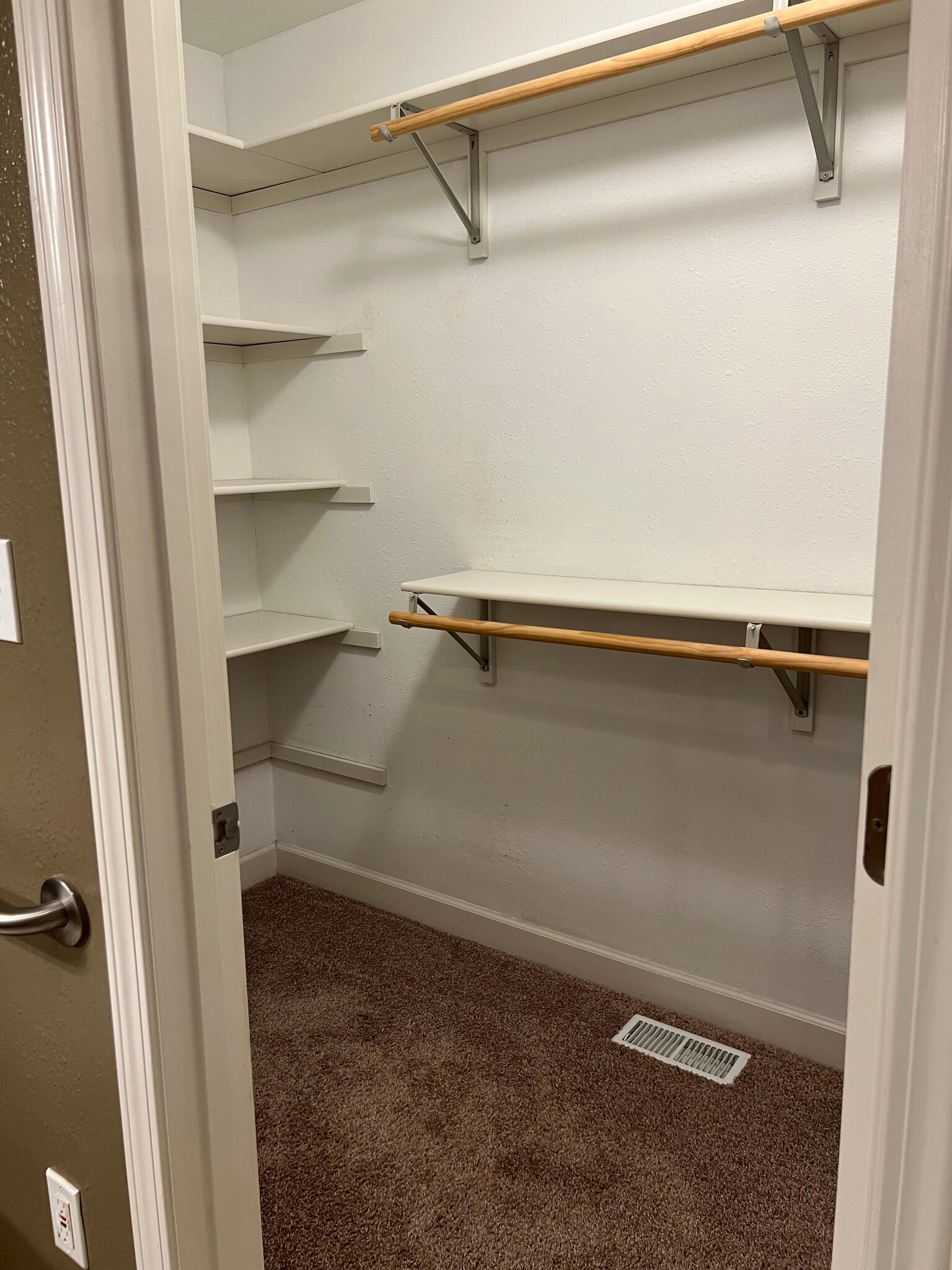 Master bedroom closet (upstairs) - 4701 Rainbow Trout Dr