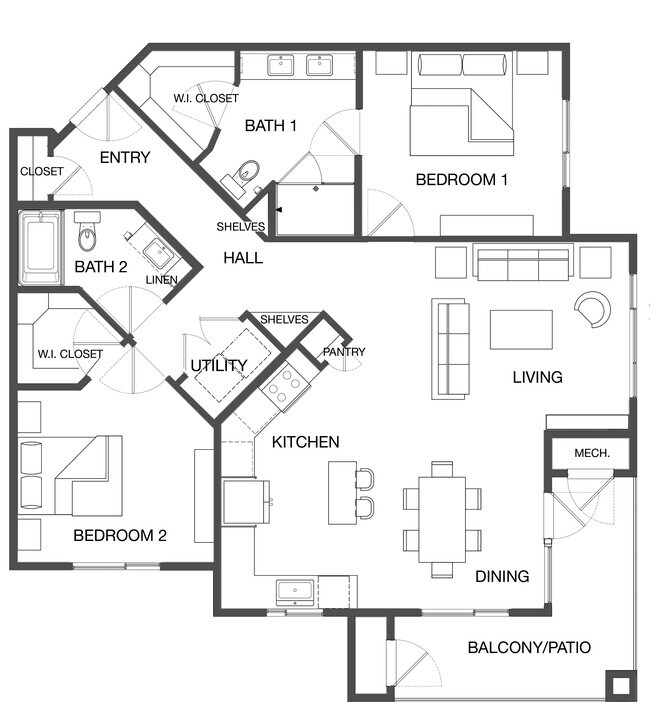 Floorplan - Flatiron LV