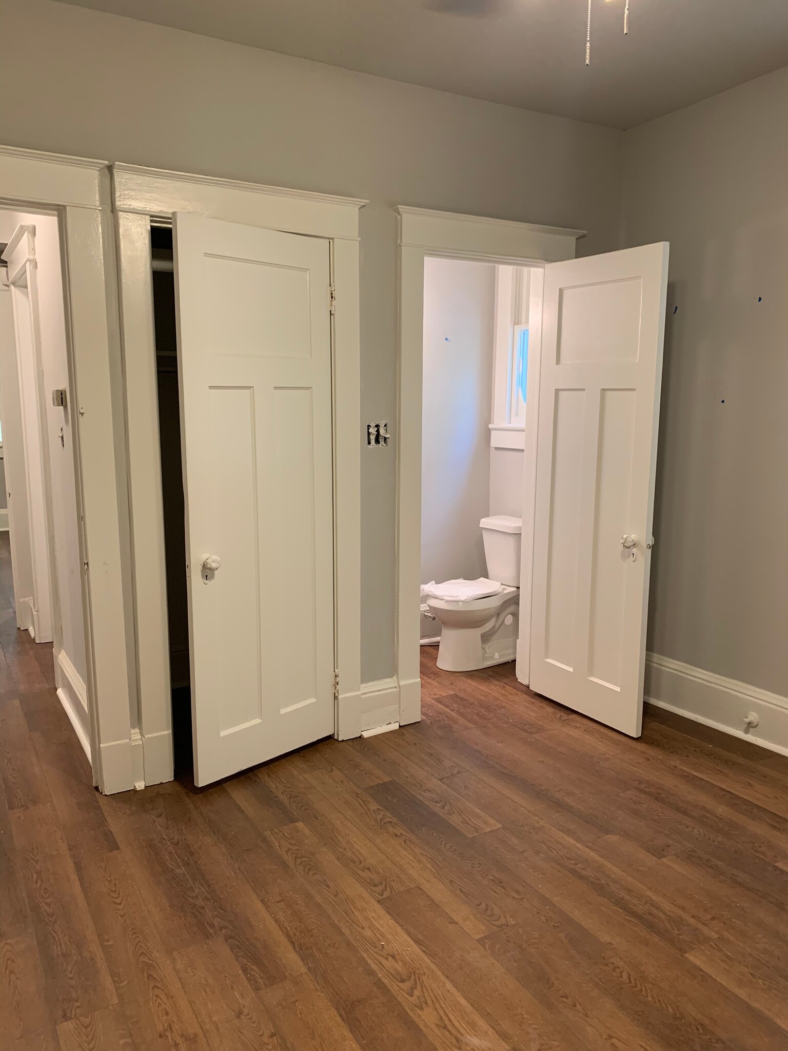 Bedroom 2’s closet and 1/2 bath - 1215 Foucher St