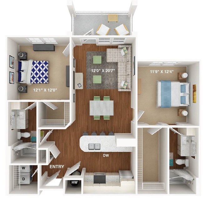 Floorplan - The Alexander at Sabal Point