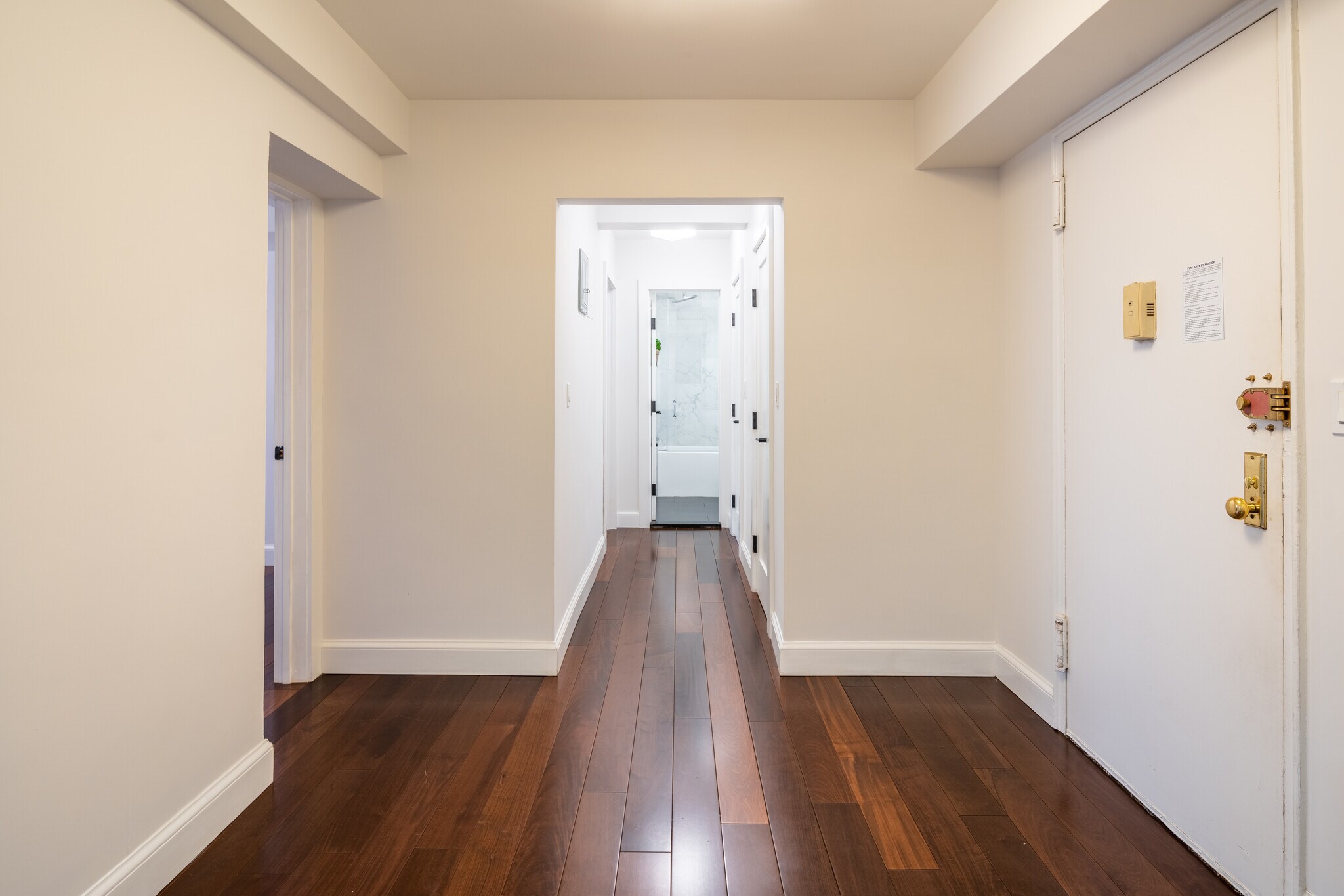 Hallway to bathroom - 135 E 54th St