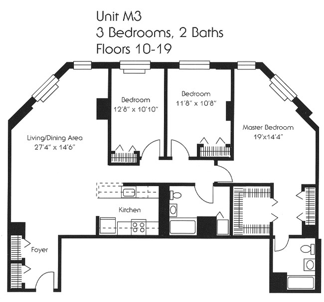 Floorplan - Portside Towers