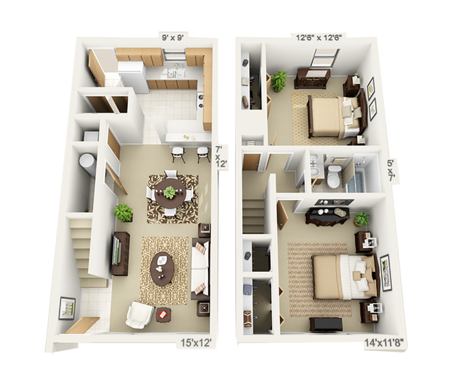 Floorplan - Napier Grant Apartments