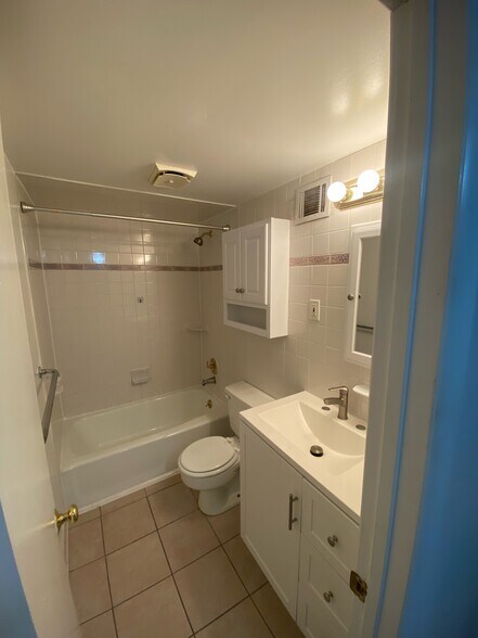 Updated downstairs bathroom - 4616 Twinbrook Rd