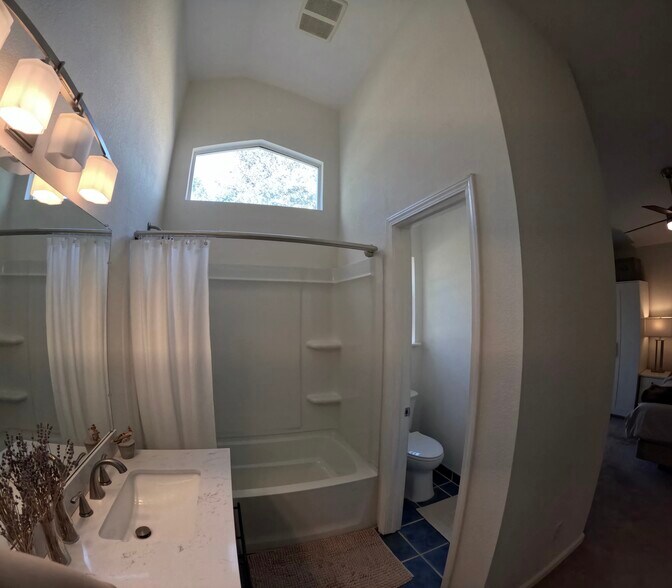 Deep bathtub with high ceilings - 4929 Chelsea Glen Ct