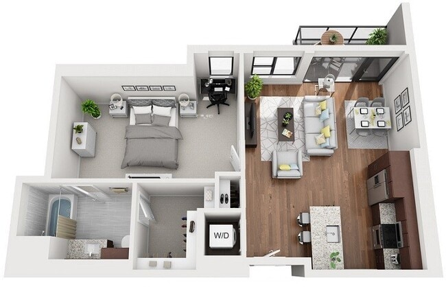 Floorplan - 1000 Speer by Windsor