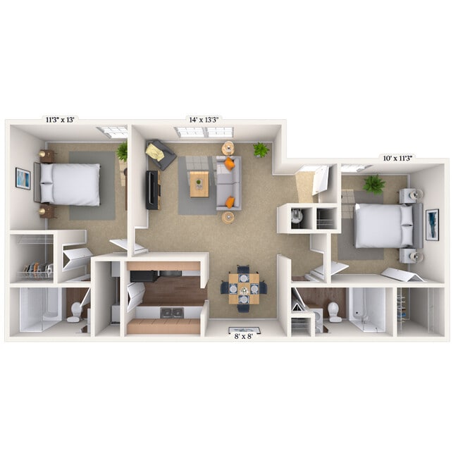 Floorplan - MAA Haywood