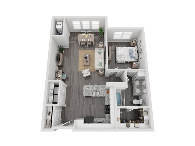 Floorplan - Attain at Chic's Beach (Haven Residences)