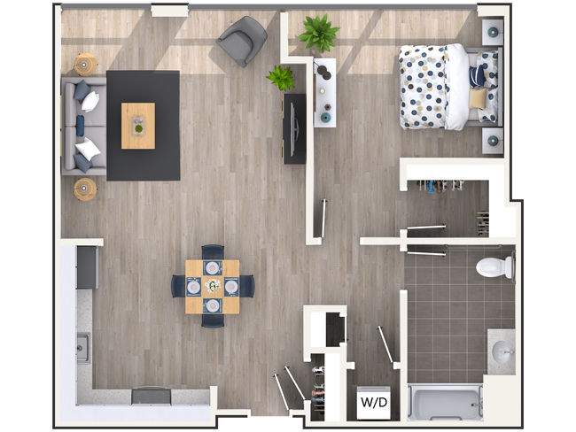 Floorplan - Montgomery Mill Apartments