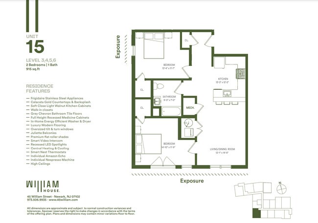 Floorplan - The William House