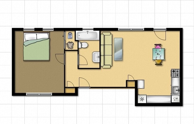 Floorplan - Forest View Apts.