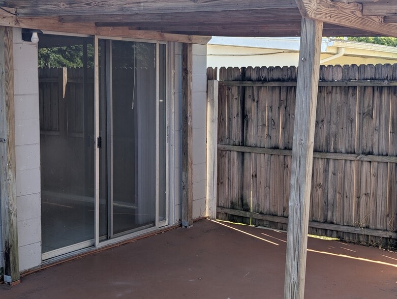 Backyard patio - 6751 Carnelian Ave