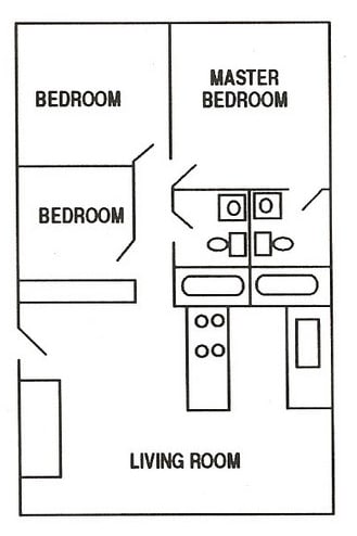 3BR/2BA - Swenson Oaks Apartments