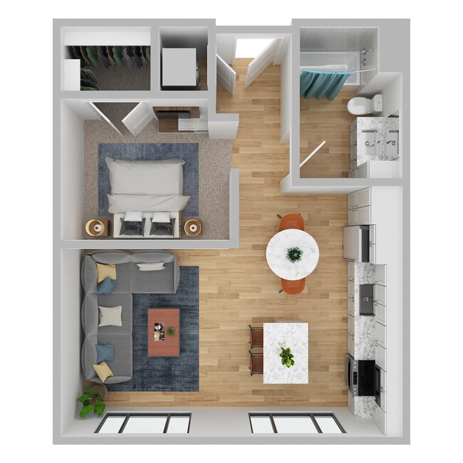 Floorplan - The Knox Apartments