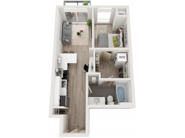 Floorplan - Gibson Apartments