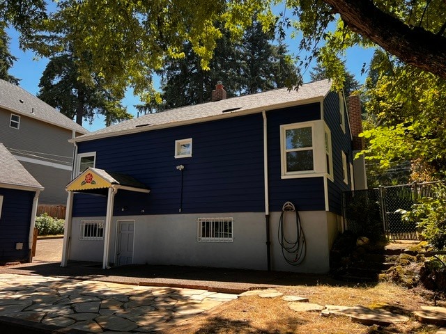 Back yard - 4407 SE Tibbetts St