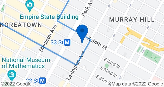 Location - 139 E 33rd St