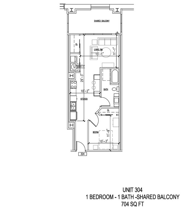 Unit #304 - B on Lindell