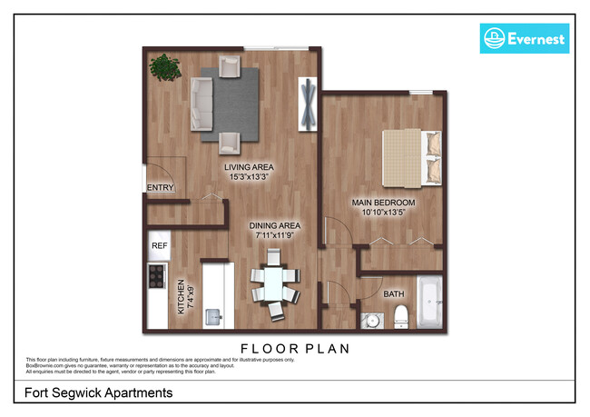 1 Bedroom - Fort Sedgwick Apartments