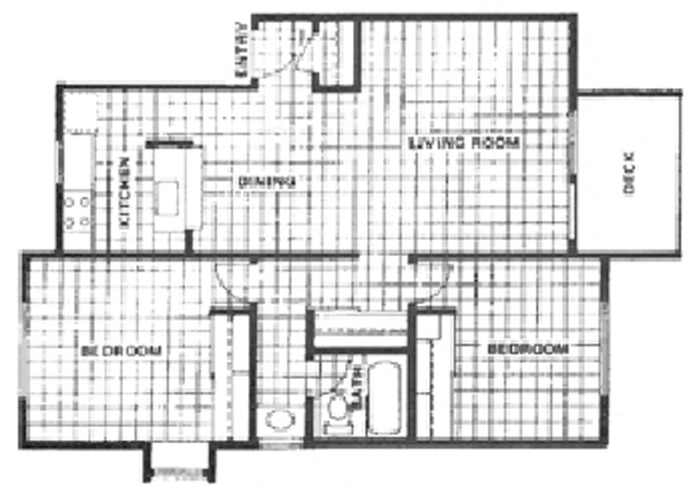 Floorplan - East Bluff Apartments