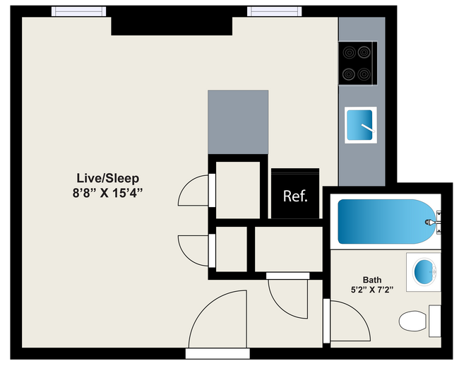 Floorplan - Reside on Wellington
