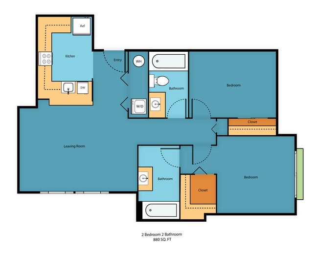 Floorplan - Promenade at the Park Apartment Homes