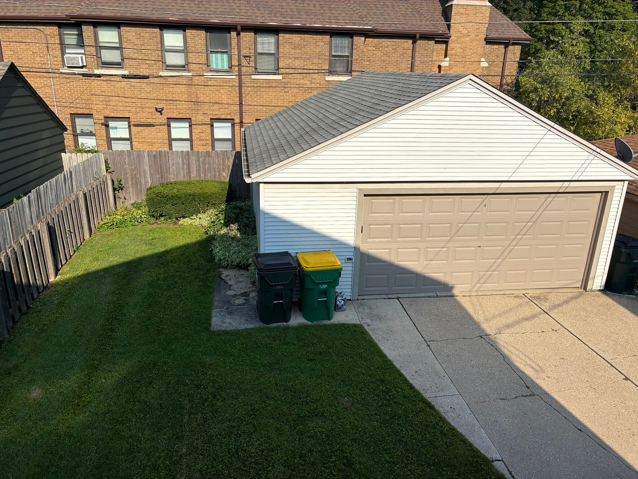 Backyard from Balcony - 4306 N Stowell Ave