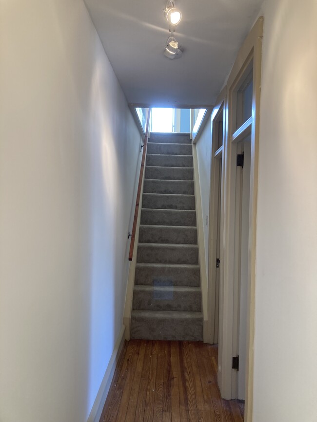 Stairs to Attic Master Bedroom - 107 S Logan Ave