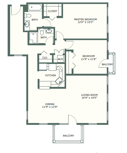 2BR/2BA - The Village at Duxbury - 62+ Cooperative