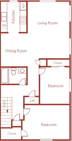 2BR/1BA - Phoenix Park Apartments