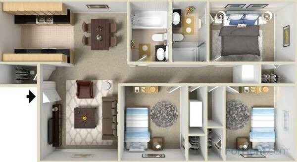Floorplan - Tesota Four Hills South