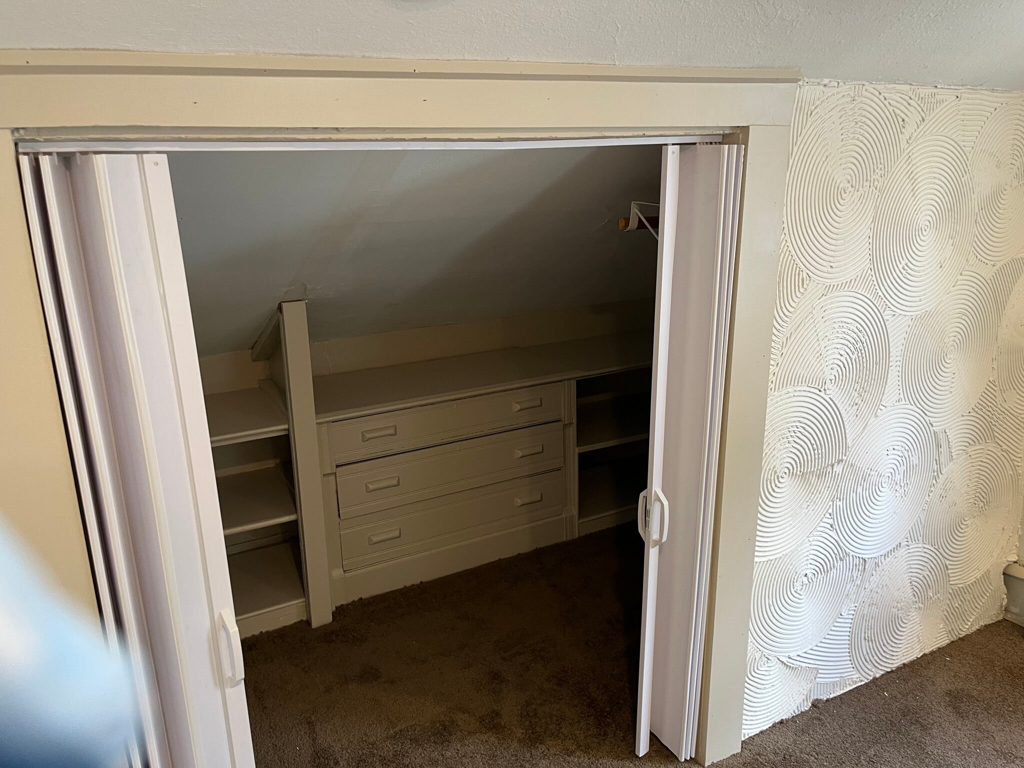 full closet with built ins for extra storage - 1400 Titus Ave