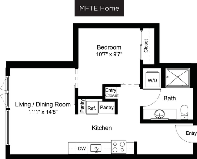 Floorplan - Chloe on Madison