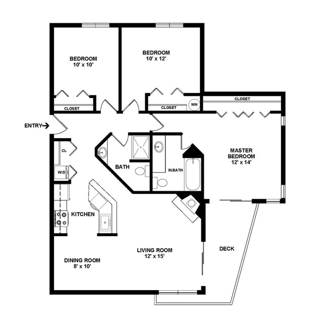 Floorplan - Sunset Summit Apartments