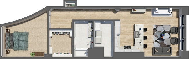 Floorplan - Residences at Halle