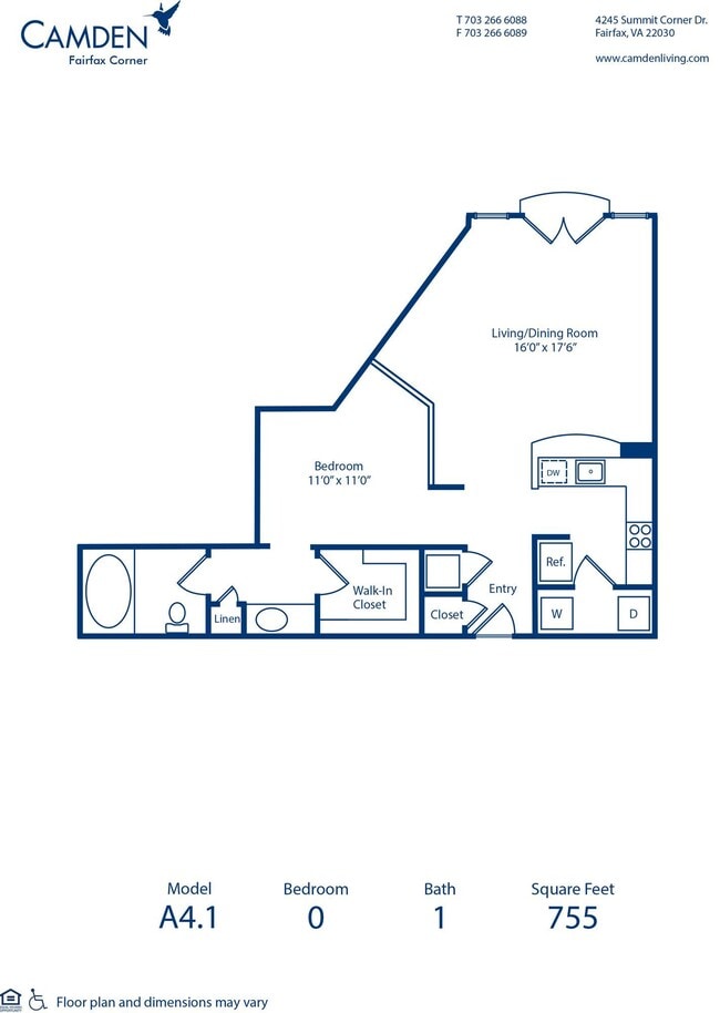 Floorplan - Camden Fairfax Corner