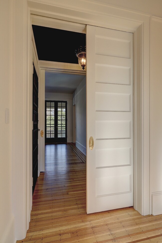 Dining Room to Foyer with Original Pocket Doors to Living Room - 75 17th St NE