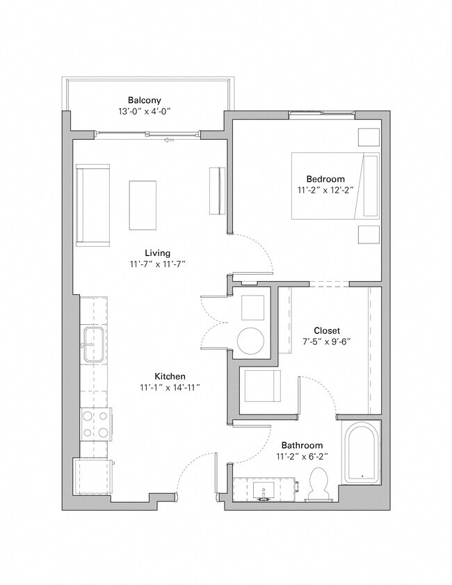 Floorplan - Melody on Main