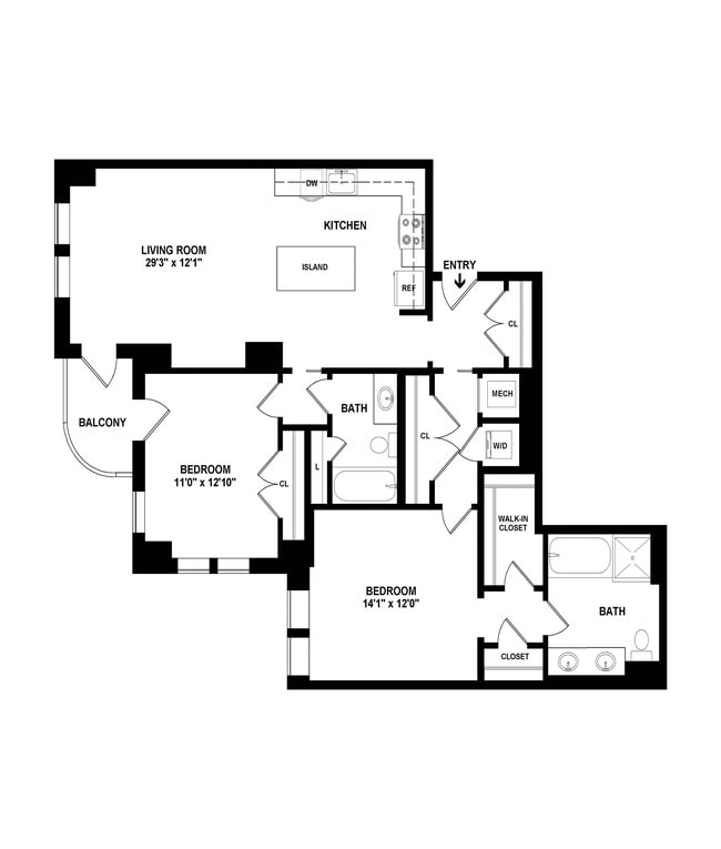 Floorplan - The Woodley