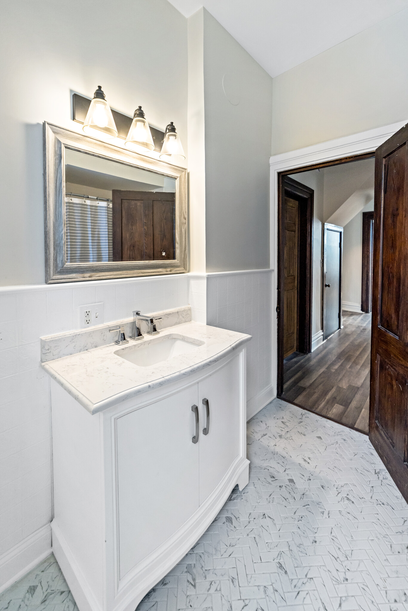 Bathroom Hallway View - 1171 Central Ave