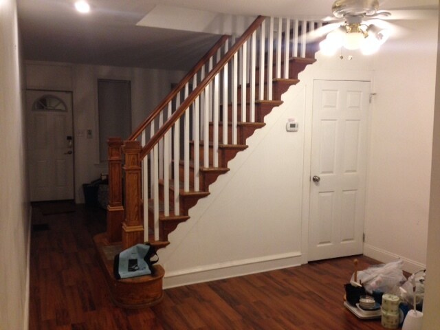 View from dining room to living room - 1412 Orange Street