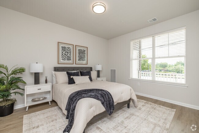2BR, 2BA - 1180SF - Primary Bedroom - Bethlehem Commons