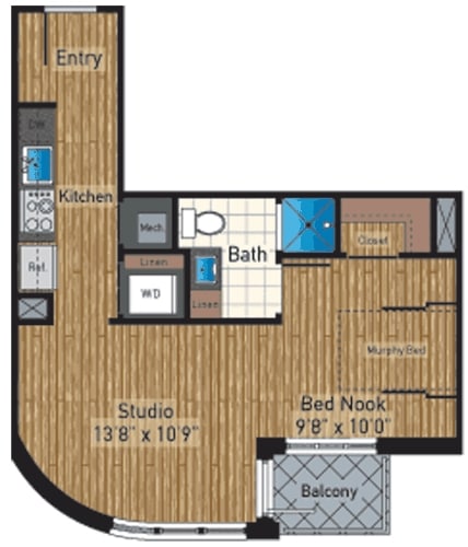 Floorplan - 425 Mass