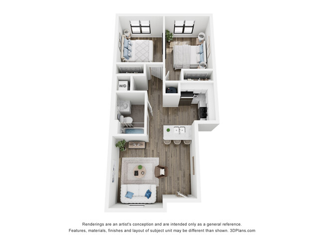 Floorplan - Cape Vista Apartments