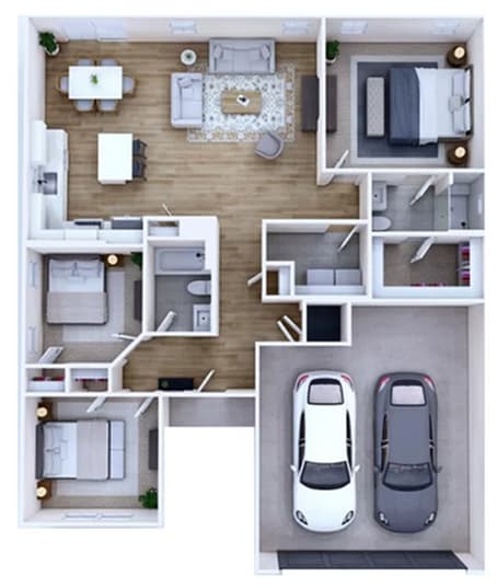 Ravello Floorplan - Conservancy at Gilberts