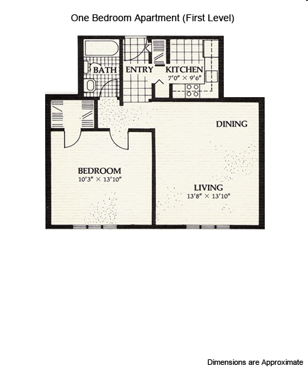 1BR/1BA - Brookhaven Apartments