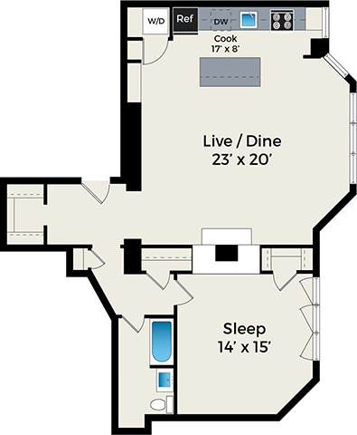 Floorplan - Park Fullerton by Reside