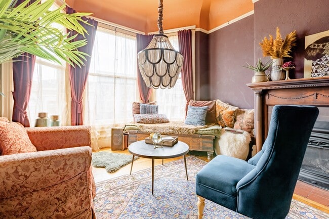 Double Parlor: Living Room/Music Room - 1530 Fulton Street