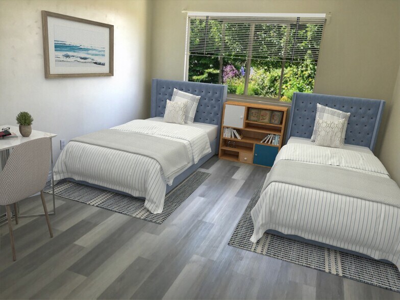 Master suite with walk in closet and private bath - 9835 Genesee Ave